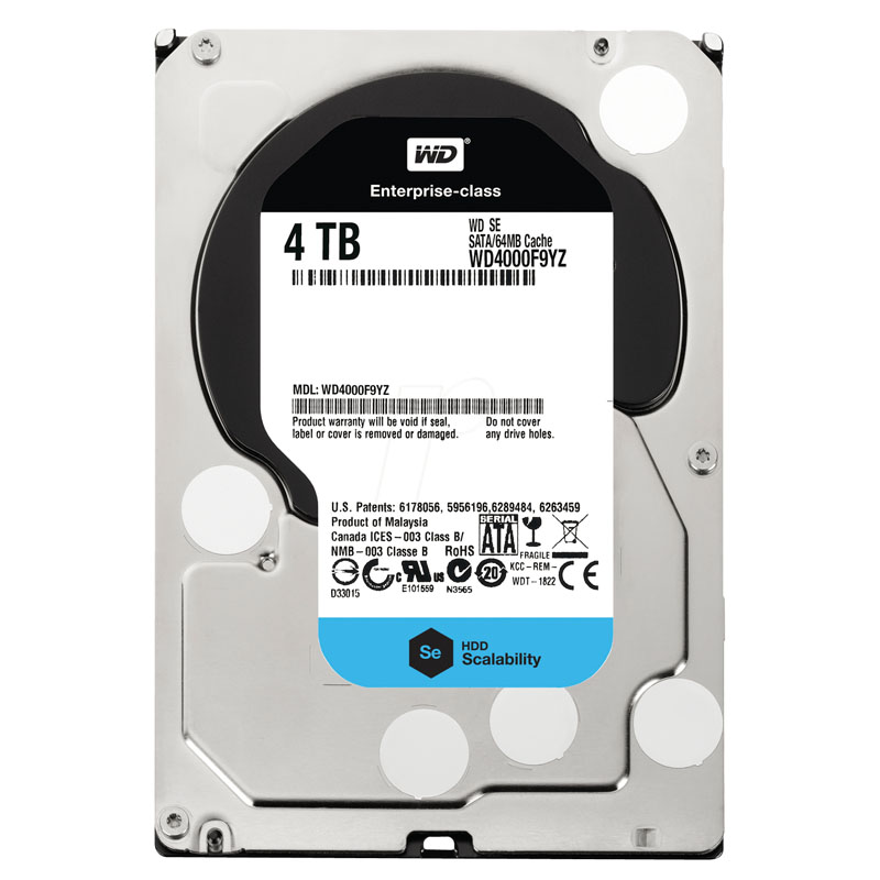 Western Digital SE 4TB Datacenter Capacity HDD